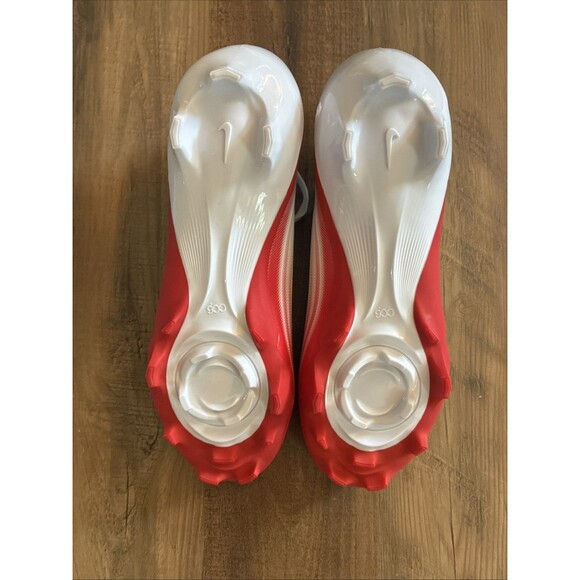 Nike Vapor Speed 3 Football Cleats White Red Men Size 7.5 New FB3303-102 - Picture 6 of 7